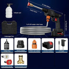 Powerful cordless car wash gun