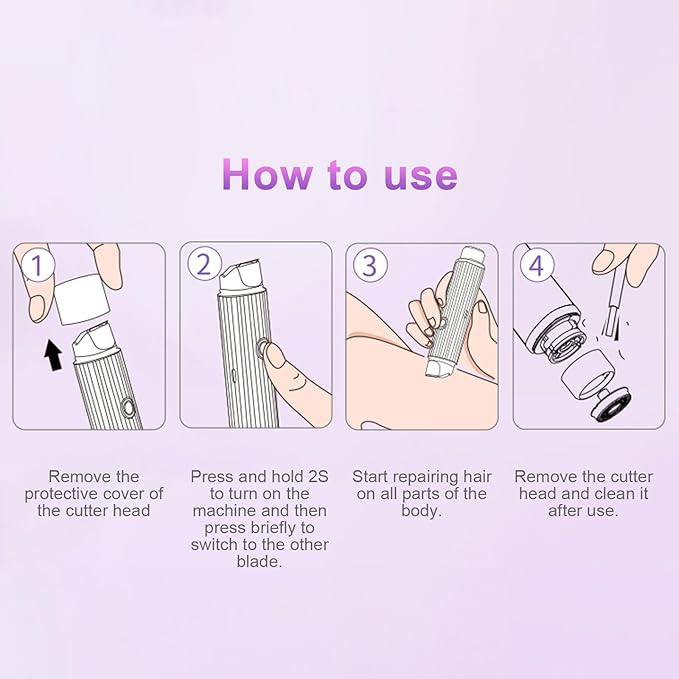 Double Head Electric Shaver Top